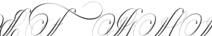 ClassicalCalligraphy Font UPPERCASE
