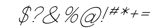 Classicplus Italic Font OTHER CHARS