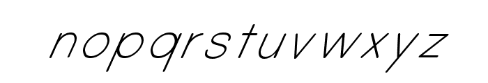 Classicplus Italic Font LOWERCASE