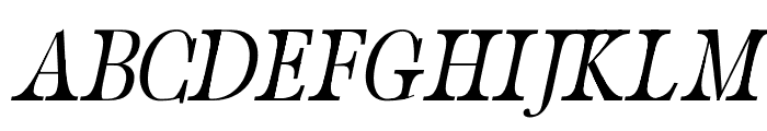 Classy Italic Font UPPERCASE