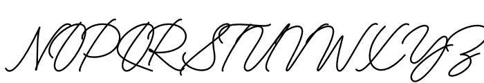 Classy Melody Script Font UPPERCASE