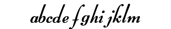 Classy Script Italic Font LOWERCASE