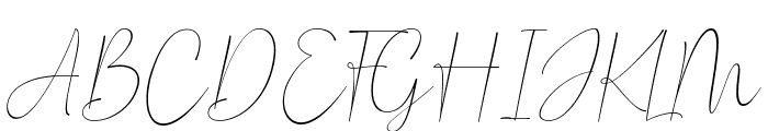 Claster Oleander Signature Font UPPERCASE