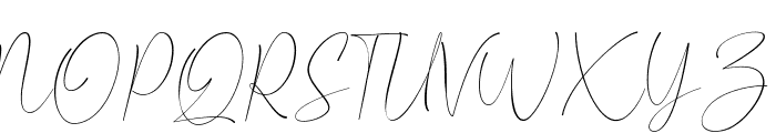 Claster Oleander Signature Font UPPERCASE
