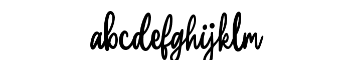 Claston Script Regular Font LOWERCASE