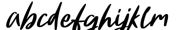 Clathing-Regular Font LOWERCASE