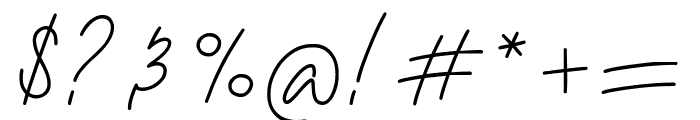 Clathyn Keith Signature Font OTHER CHARS