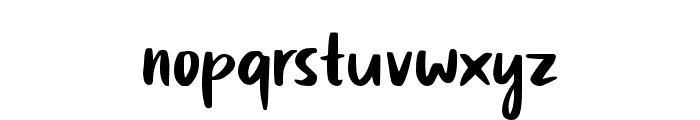 Claudey-Regular Font LOWERCASE