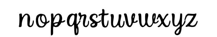 Clean_Script Font LOWERCASE
