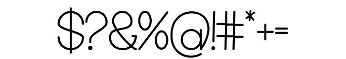 Cleandro Font OTHER CHARS