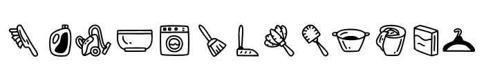 Cleanliness Font UPPERCASE