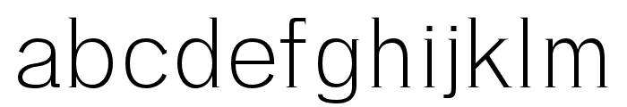 Cleantha-Light Font LOWERCASE