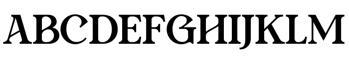 Clements Morgle Serif Font UPPERCASE