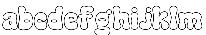 Cleo Folk Outline Regular Font LOWERCASE