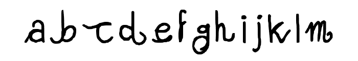 Cleric Regular Font LOWERCASE