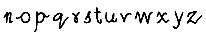 Cleric Regular Font LOWERCASE