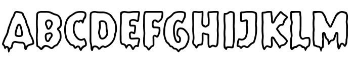 Cleson Scary Outline FONT