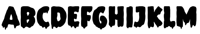 Cleson Scary Font UPPERCASE