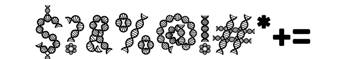 Clever Science Dna Font OTHER CHARS