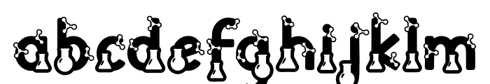 Clever Science Tube Font LOWERCASE
