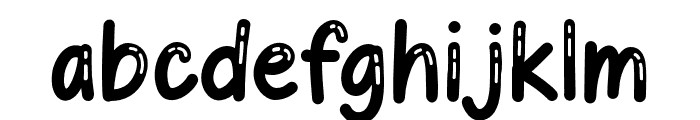 ClingGlowing-Regular Font LOWERCASE