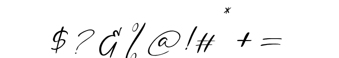 Clinton Signature Font OTHER CHARS