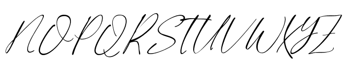 Clinton Signature Font UPPERCASE