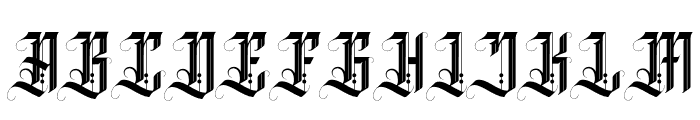 Clockwork-Regular Font UPPERCASE
