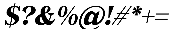 Clorin Italic Font OTHER CHARS