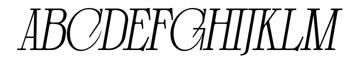 ClosedMemory-ExtraBoldItalic Font UPPERCASE