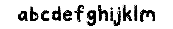 Cloud Fuffy Regular Font LOWERCASE