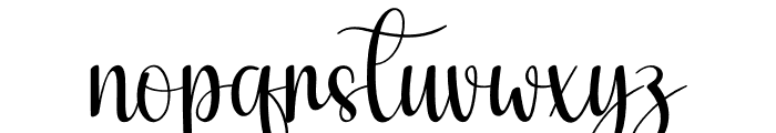 Cloudy Baby Font LOWERCASE