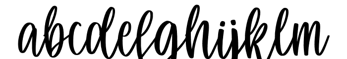 Cloudy Wavy Font LOWERCASE