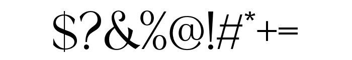 CloudyAurora-Serif Font OTHER CHARS