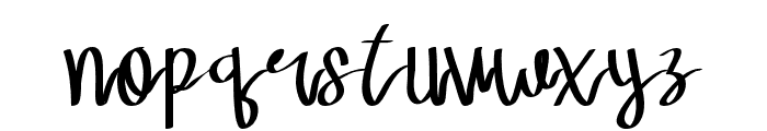 CloudySky-Regular Font LOWERCASE