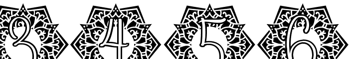 Clove Mandala Monogram Font OTHER CHARS