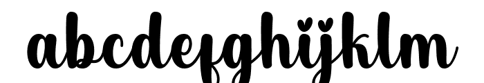 Clovenia Font LOWERCASE