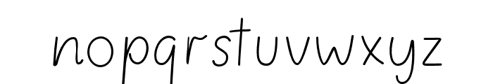 Cloverly Font LOWERCASE