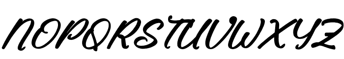 Clowssy Jesillow Italic Font UPPERCASE