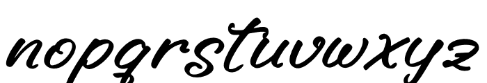 Clowssy Jesillow Italic Font LOWERCASE