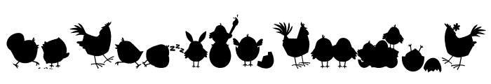 Clucks And Peeps Font UPPERCASE