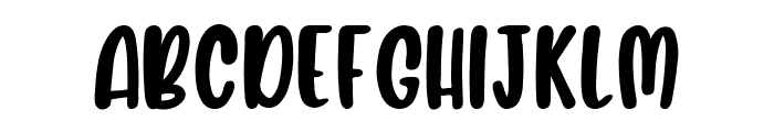 Clumshe Font UPPERCASE