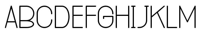 Cluster Regular Font LOWERCASE