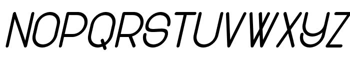 Cluster italic01 Italic Font UPPERCASE