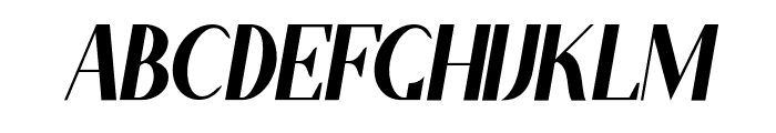 Cluth-Italic Font UPPERCASE