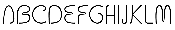 Cluvatura Extra Light Font LOWERCASE