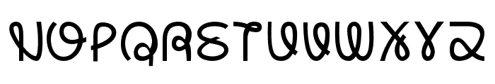 Cluvatura Regular Font UPPERCASE