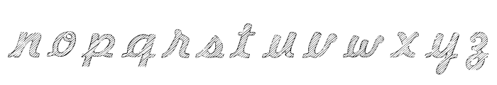 Cmv Pinstripe Regular Font LOWERCASE