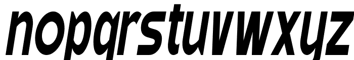 CoastParkCondensedSlant-Ultraco Font LOWERCASE