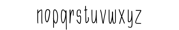 Coastmilk Regular Font LOWERCASE